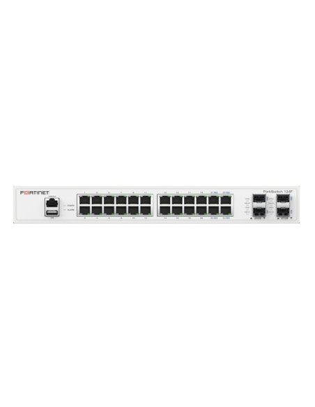 FORTISWITCH-124F FORTISWITCH-124F SWITCH CON 24 P. GE + 4 P. SFP+  + 1 P. CONSOLE RJ45