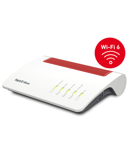 Box FRITZ! 7590 AX router wireless Gigabit Ethernet Dual-band (2.4 GHz/5 GHz) Bianco