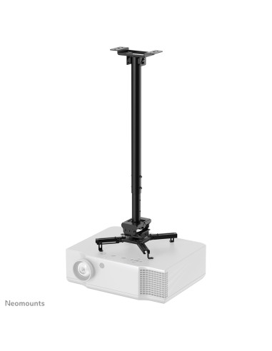 Neomounts CL25-550BL1 Supporto a soffitto beamer - alt. 74,5-114,5 cm - montaggio facile - mobilità completa