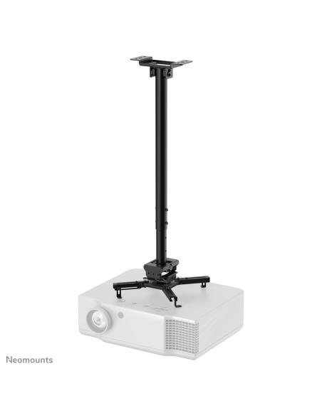 Neomounts CL25-550BL1 Supporto a soffitto beamer - alt. 74,5-114,5 cm - montaggio facile - mobilità completa