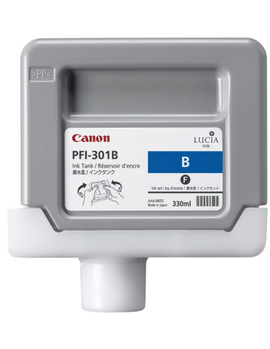 Canon PFI-301GY Pigment Blue Ink Cartridge cartuccia d'inchiostro 1 pz Originale Blu
