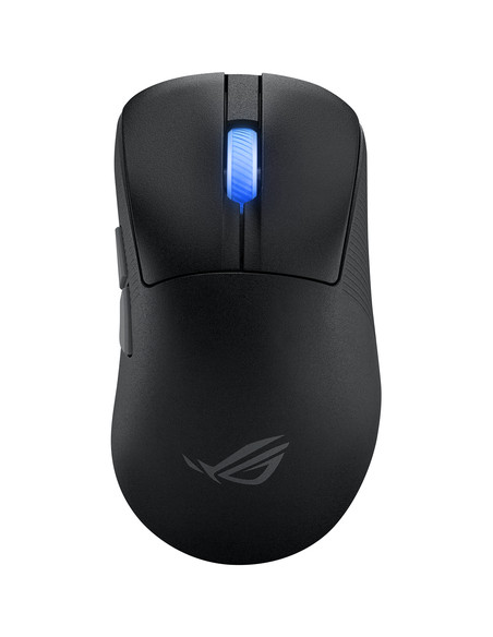 ASUS ROG Keris II Ace Wireless AimPoint Black mouse Gaming Mano destra RF Wireless + Bluetooth + USB Type-A Ottico 42000 DPI