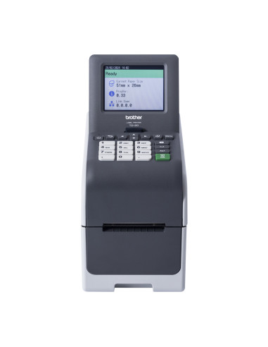 Brother TD-2350DSA203 stampante per etichette (CD) Termica diretta 203 x 203 DPI 152 mm/s Con cavo e senza cavo Collegamento eth