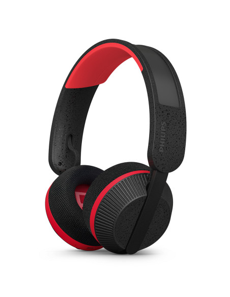 Philips Serie 6000 TAA6219BK/00 cuffia e auricolare Cuffie Wireless A Padiglione MUSICA Bluetooth Nero, Rosso