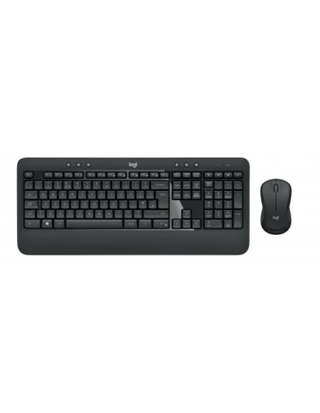 Logitech MK540 Advanced Combo Tastiera e Mouse Wireless per Windows, Ricevitore USB Unifying 2,4 GHz, Tasti di Scelta Rapida Mul
