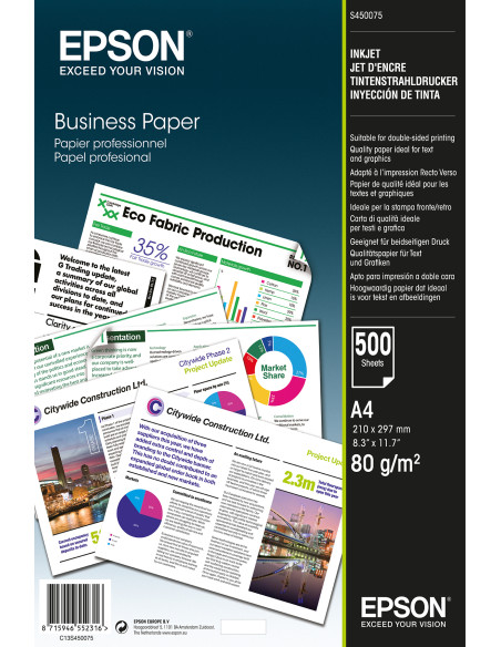 Epson Business Paper - A4 - 500 fogli