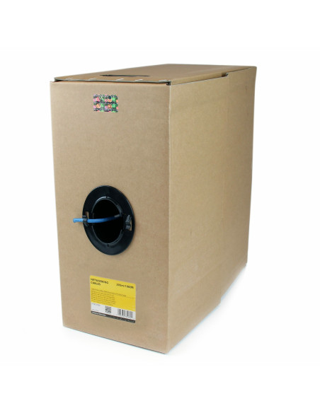 StarTech.com Matassa di cavi LAN Cat6 solidi UTP da 305 m - Bobina di rete ethernet RJ45 - Cavo Ethernet Sfuso Cetificato CMR - 