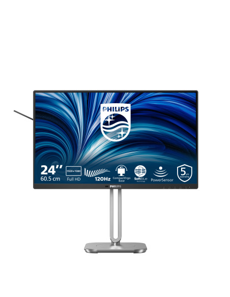 Philips Serie 4000 24B2N4200/00 Monitor PC 60,5 cm (23.8") 1920 x 1080 Pixel Full HD LCD Grigio