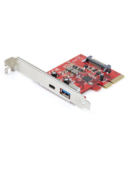 StarTech.com Scheda PCI Express USB-C USB-A a 2 porte - Adattatore scheda controller host USB 3.2 Gen 2 PCI Express Tipo C/A 10 