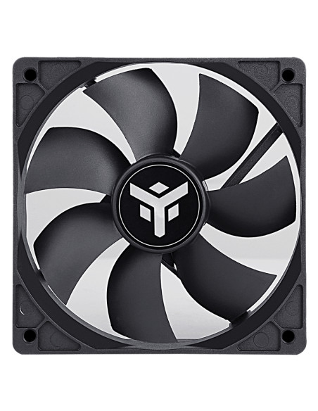 itek ITCFL12KE sistema di raffreddamento per computer Case per computer Ventilatore 12 cm Nero