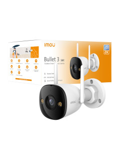 Imou Bullet 3 3MP/2K da esterno. Visione notturna Full Color, Rilevamento Umano con Faretto e Sirena, Audio Bidirezionale, ottic