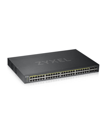 Zyxel GS1920-48HPV2 Gestito Gigabit Ethernet (10/100/1000) Supporto Power over Ethernet (PoE) Nero