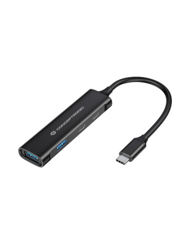 Conceptronic HUBBIES12B hub di interfaccia USB 3.2 Gen 1 (3.1 Gen 1) Type-C 5000 Mbit/s Nero