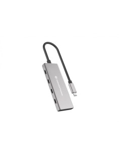Conceptronic HUBBIES16G hub di interfaccia USB 3.2 Gen 2 (3.1 Gen 2) Type-C 10000 Mbit/s Grigio