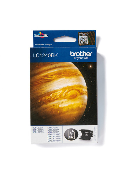 Brother LC1240BK cartuccia d'inchiostro 1 pz Originale Nero