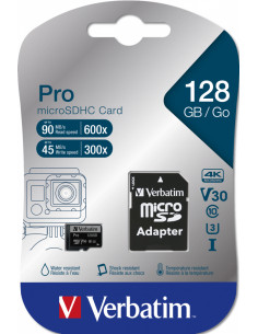 Verbatim Pro 128 GB MicroSDXC UHS-I Classe 10