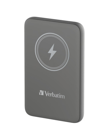 Verbatim Charge 'n' Go Polimeri di litio (LiPo) 10000 mAh Carica wireless Grigio