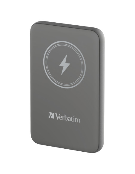 Verbatim Charge 'n' Go Polimeri di litio (LiPo) 10000 mAh Carica wireless Grigio