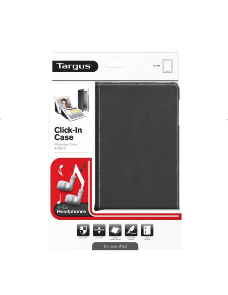 Targus Click-In Case + H/Phones Cover Nero