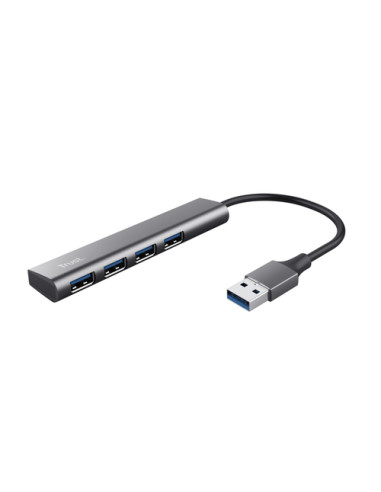 Trust Halyx USB 3.2 Gen 1 (3.1 Gen 1) Type-A 5 Mbit/s Nero, Grigio