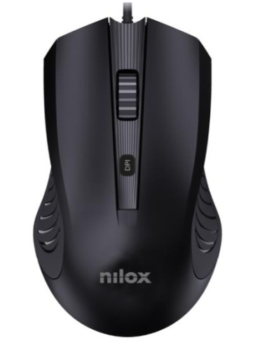 Nilox MOUSB1013 mouse Ufficio USB tipo A Ottico 2400 DPI