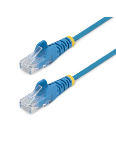 StarTech.com Cavo di Rete Ethernet Snagless CAT6 da 3m - Cavo Patch antigroviglio slim RJ45 - Blu