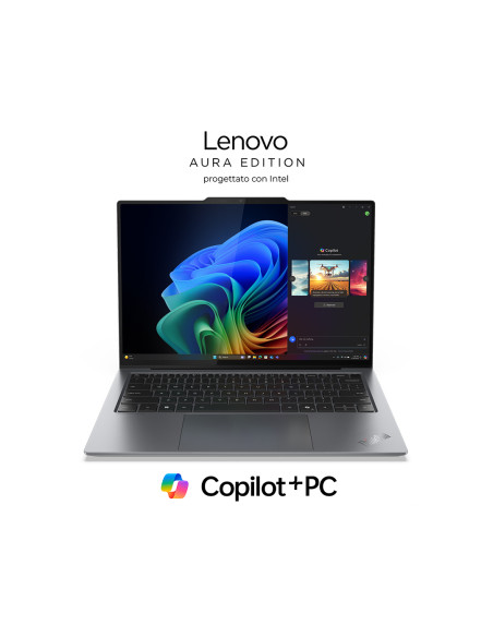 Lenovo ThinkPad X9-14 Gen 1 Copilot+ PC Intel Core Ultra 7 258V Computer portatile 35,6 cm (14") WUXGA 32 GB LPDDR5x-SDRAM 1 TB 