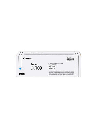 Canon T09 cartuccia toner 1 pz Originale Ciano