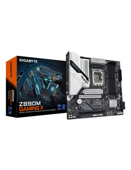 GIGABYTE Scheda madre Z890M GAMING X - Supporta CPU Intel Core Ultra (Serie 2), 8+1+2 fasi VRM, fino a 8800MHz DDR5 (OC), 1xPCIe