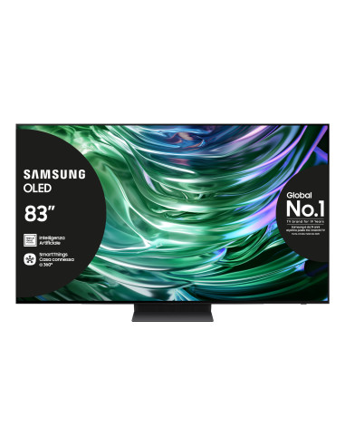 Samsung TV OLED 4K 83” QE83S90DAEXZT Smart TV Wi-Fi Graphite Black 2024, Processore NQ4 AI GEN2, Self-illuminating pixels, Las