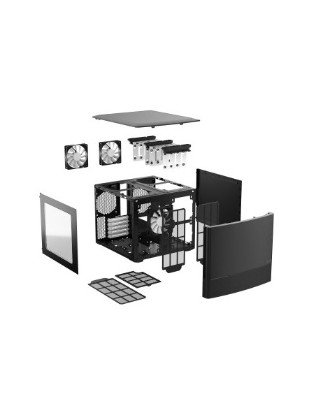 FRACTAL CASE MINI ITX NODE 804 BLACK FD-CA-NODE-804-BL-W