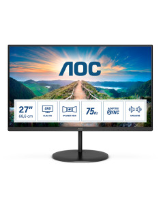 AOC V4 Q27V4EA Monitor PC 68,6 cm (27") 2560 x 1440 Pixel 2K Ultra HD LED Nero
