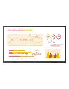 LG 75TR3BQ-B lavagna interattiva 190,5 cm (75") 3840 x 2160 Pixel Touch screen Nero
