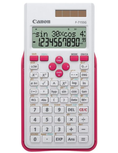 Canon F-715SG calcolatrice Tasca Calcolatrice scientifica Rosa, Bianco