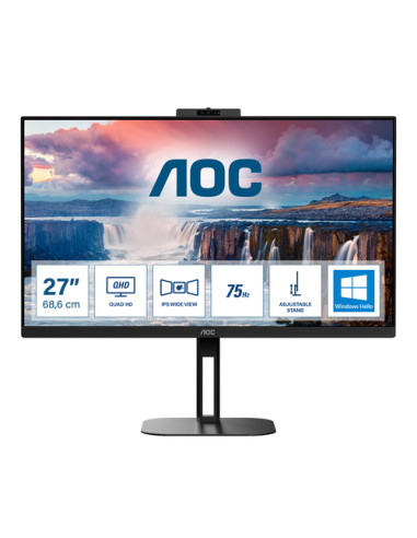 AOC V5 Q27V5CW/BK Monitor PC 68,6 cm (27") 2560 x 1440 Pixel Quad HD LED Nero