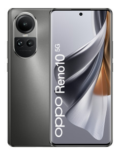 OPPO RENO10 Smartphone 5G, AI Tripla fotocamera 64+32+8MP, Selfie 32MP, Display 6.7" 120HZ AMOLED, 5000 mAh, RAM 8GB (Esp. fino 