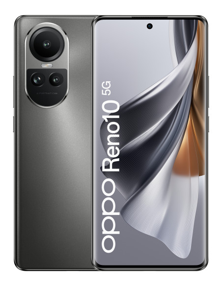 OPPO RENO10 Smartphone 5G, AI Tripla fotocamera 64+32+8MP, Selfie 32MP, Display 6.7" 120HZ AMOLED, 5000 mAh, RAM 8GB (Esp. fino 