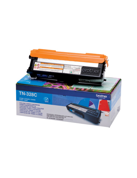 Brother TN-328C cartuccia toner 1 pz Originale Ciano