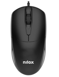 Nilox MOUSB1011 mouse Ufficio USB tipo A Ottico 1200 DPI