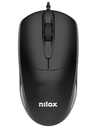 Nilox MOUSB1011 mouse Ufficio USB tipo A Ottico 1200 DPI