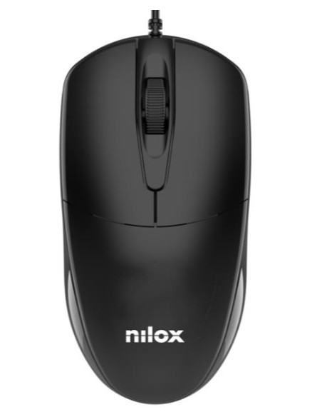 Nilox MOUSB1011 mouse Ufficio USB tipo A Ottico 1200 DPI
