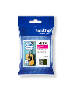 Brother LC-421XLM cartuccia d'inchiostro 1 pz Originale Resa elevata (XL) Magenta