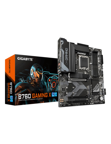 GIGABYTE B760 GAMING X Scheda Madre - Supporta processori Intel Core 14ª generazione, VRM digitale a 8+1+1 fasi, fino a 7600MHz