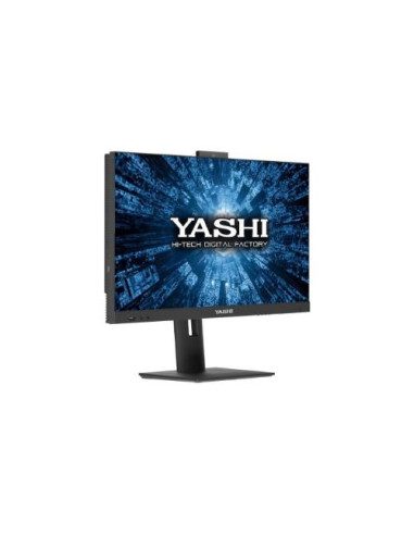 ALL IN ONE YASHI QUANTUM 4K AY62840 27'' i7-14700 16GB RAM 512GB SSD RTX3050 6GB Tastiera e Mouse W11P Black PIVOT