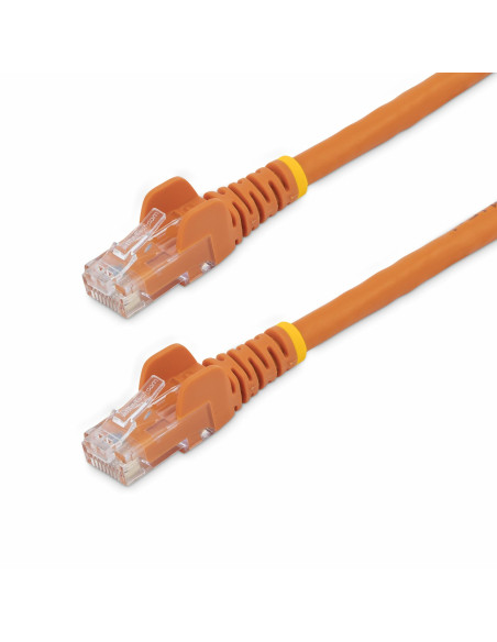 StarTech.com Cavo patch antigroviglio UTP RJ45 Cat6 Gigabit 3 m arancione - Cavo patch 3 m