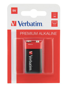 Verbatim Batterie alcaline da 9 V