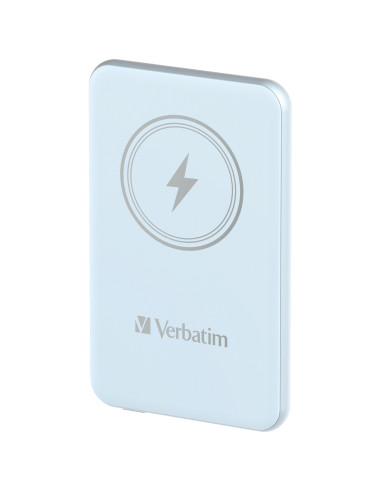 Verbatim Charge 'n' Go Polimeri di litio (LiPo) 5000 mAh Carica wireless Blu