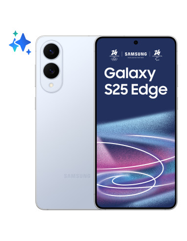 Samsung Galaxy S25 Edge, Smartphone AI, Display 6.7'' QHD+ Dynamic AMOLED 2X, Fotocamera 200MP, RAM 12GB, 256GB, 3.900 mAh, Tita