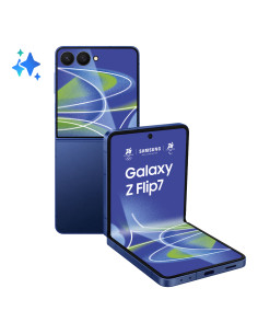 Samsung Galaxy Z Flip7 Smartphone AI, RAM 12GB, 256GB, Display 4,1" Super AMOLED/6,9" Dynamic AMOLED 2X, Fotocamera 50MP, Blue S