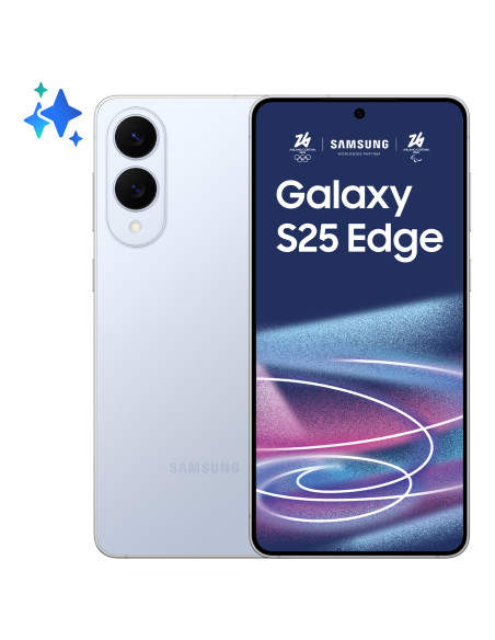 Samsung Galaxy S25 Edge, Smartphone AI, Display 6.7'' QHD+ Dynamic AMOLED 2X, Fotocamera 200MP, RAM 12GB, 512GB, 3.900 mAh, Tita